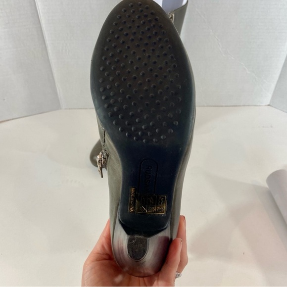 Rudsak Taupe Leather 3/4 Boots Size 39 - Picture 6 of 8